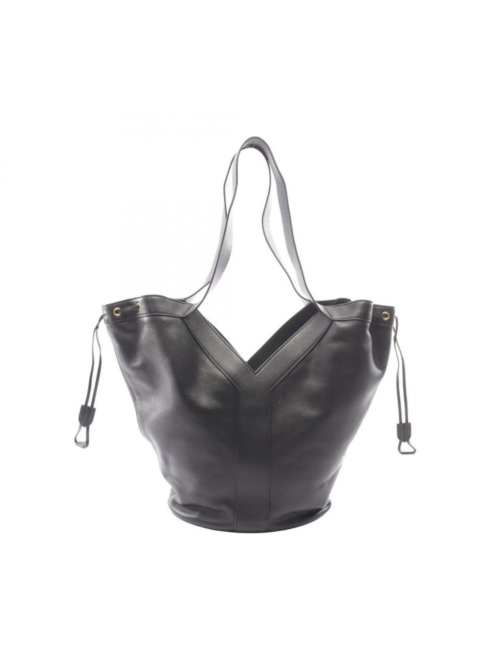 Saint Laurent Paris Tote Hobo Black Leather